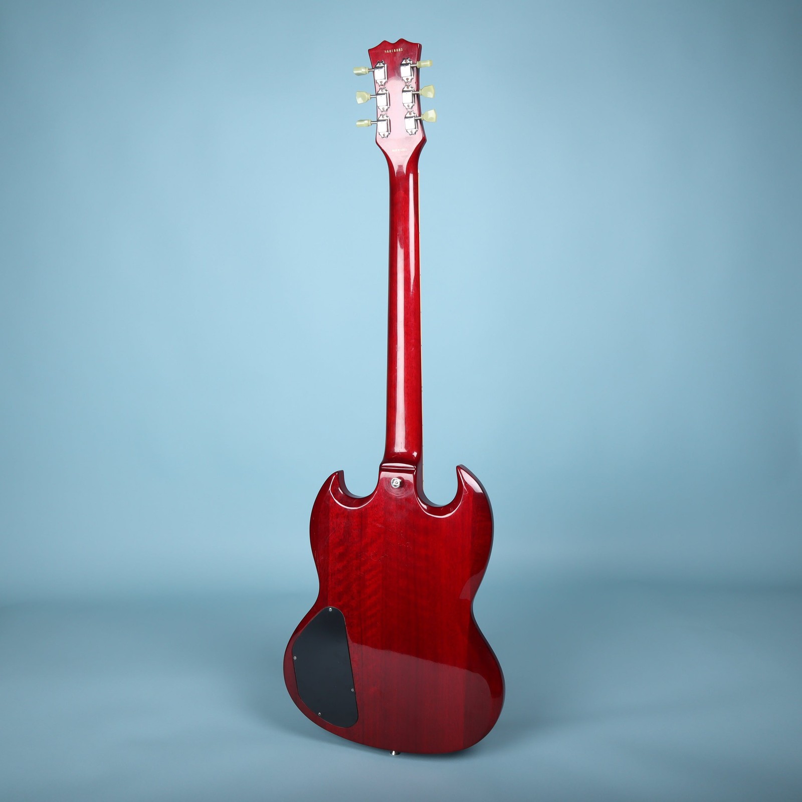 1996 Samick Artist Series SG Electric Guitar Cherry Red