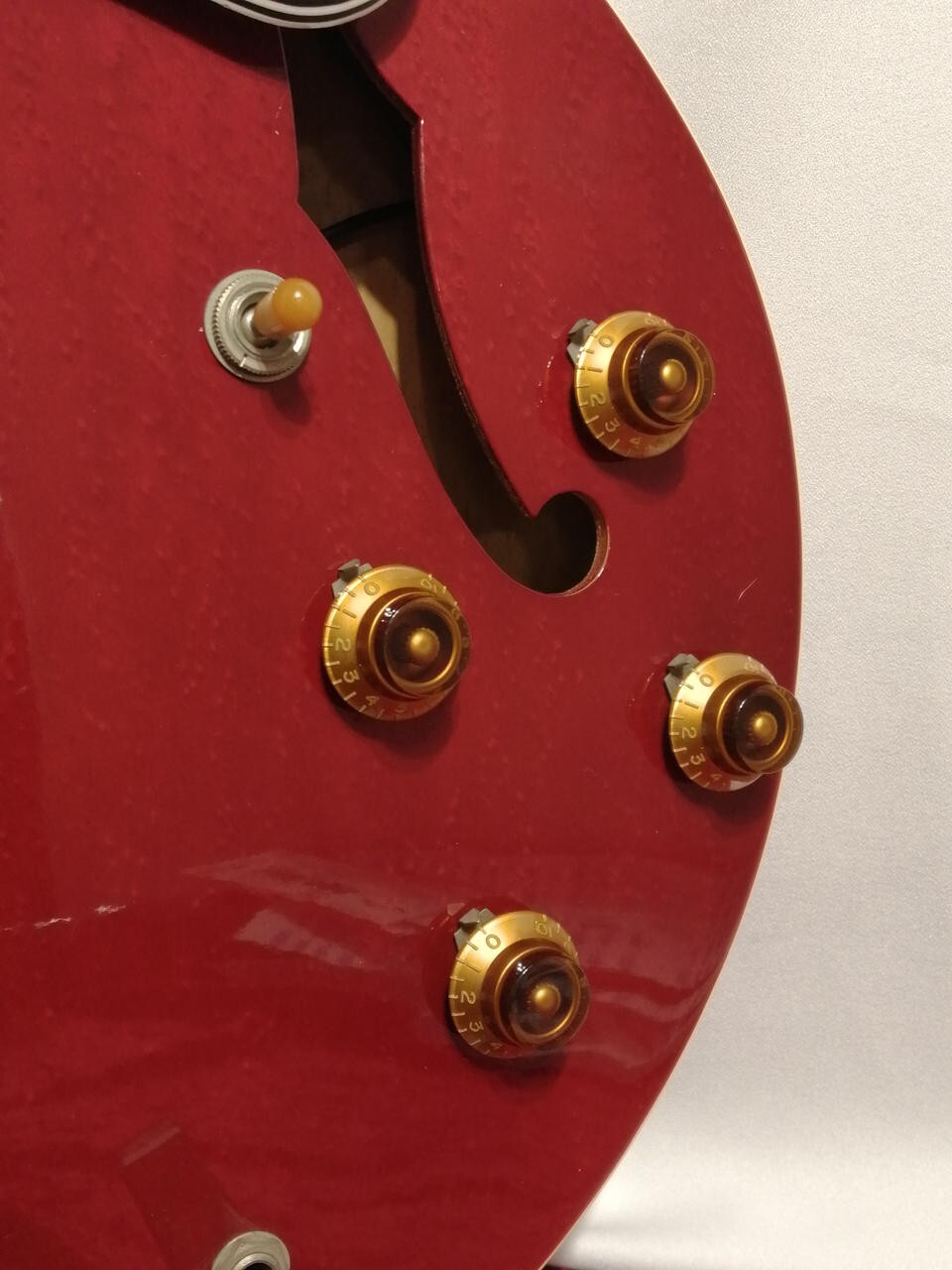 [Burny] RSA-100 Revival Series Red Made in Japan 1980s Electric Guitar With Case