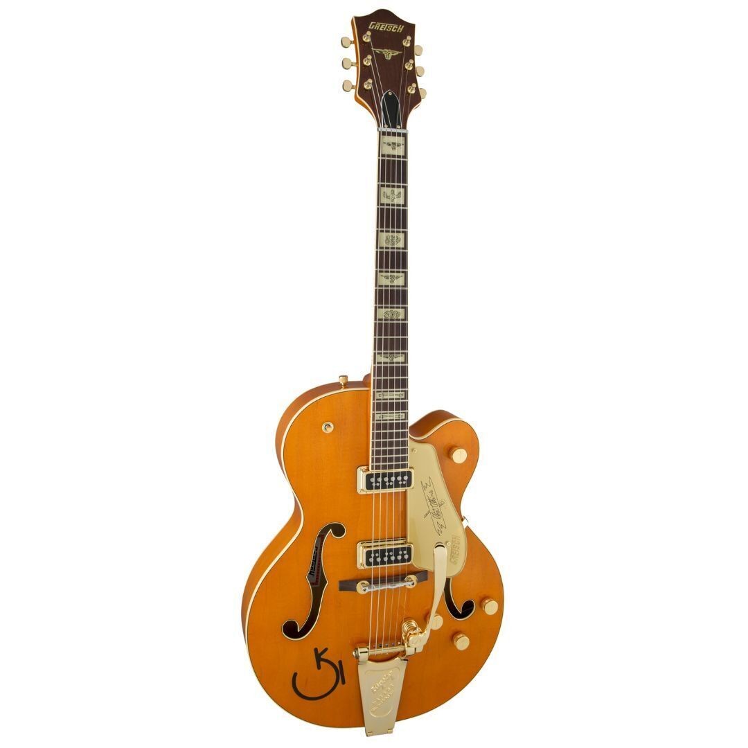 Gretsch G6120T-55 Vintage Ed 55 Chet Atkins Guitar Vintage Orange Stain Lacquer