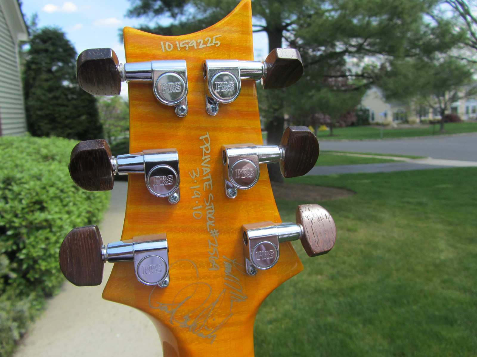 Prs Private Stock McCarty Narrowfield Pickups Tequila Sunrise Madagascar RW 2010