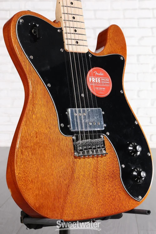 Squier Paranormal Esquire Deluxe Solidbody Electric Guitar – Mocha