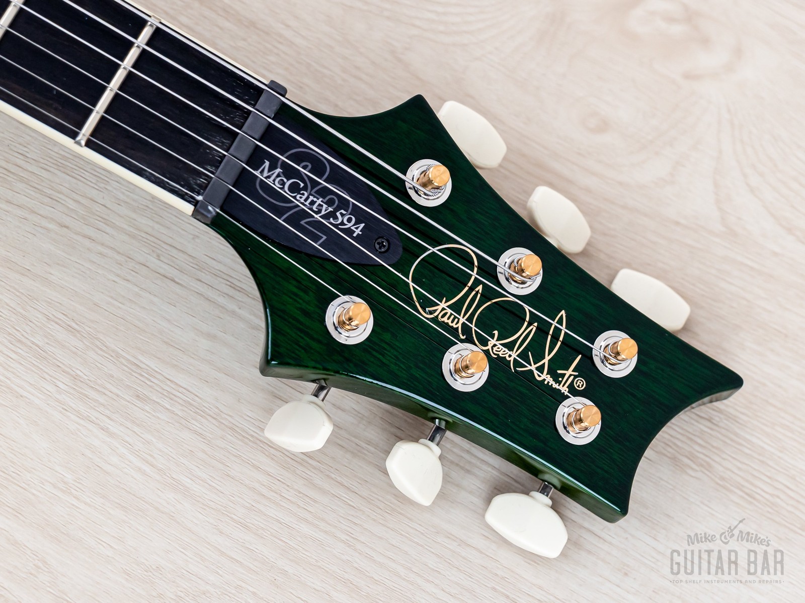 Paul Reed Smith S2 Wood Library McCarty 594 Singlecut Emerald w/ Ebony Board