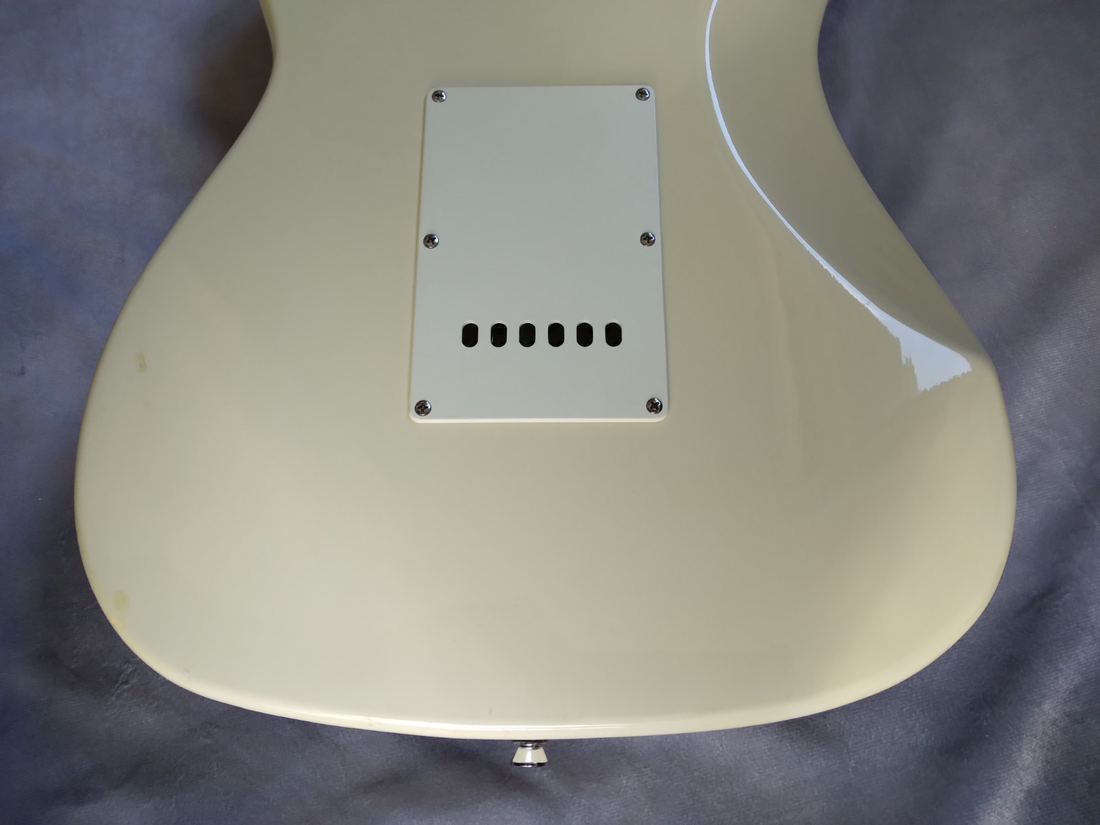 Unbranded Stratocaster Clone Electric Guitar Ivory Color