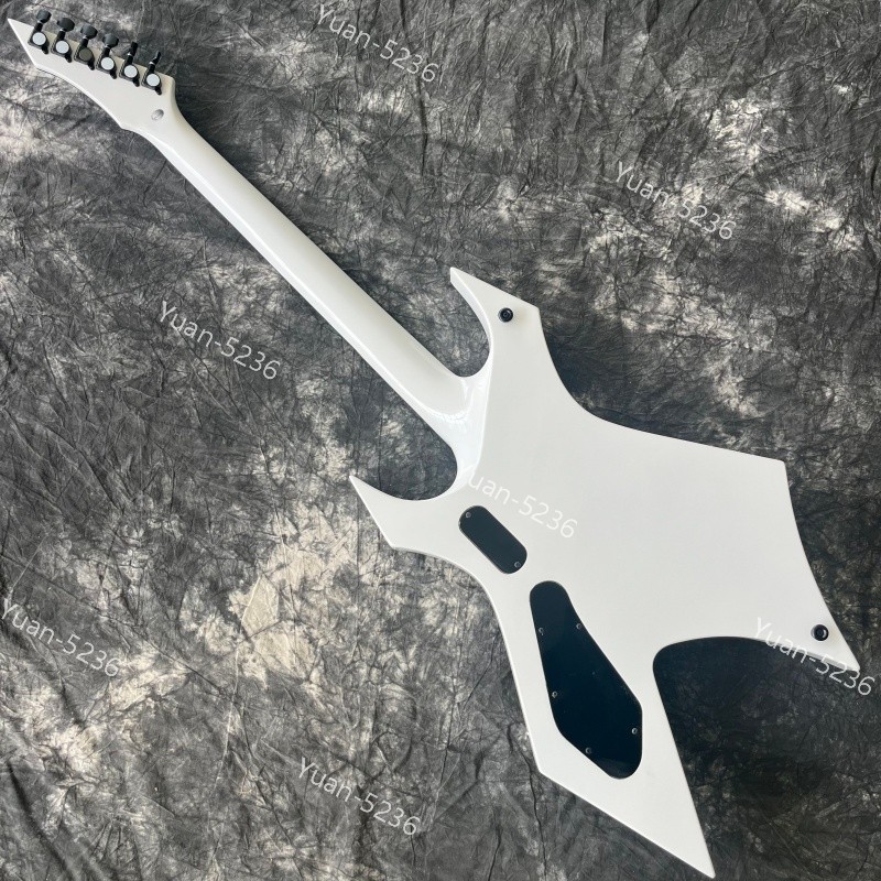 Solid Body Warlock Electric Guitar Rounded Stainless Frets Active HH Pickups