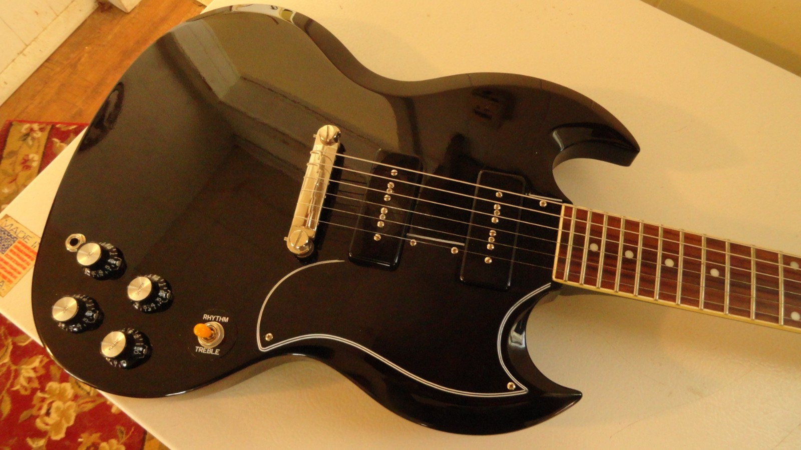 Epiphone custom shop limited editiom SG w/P90s