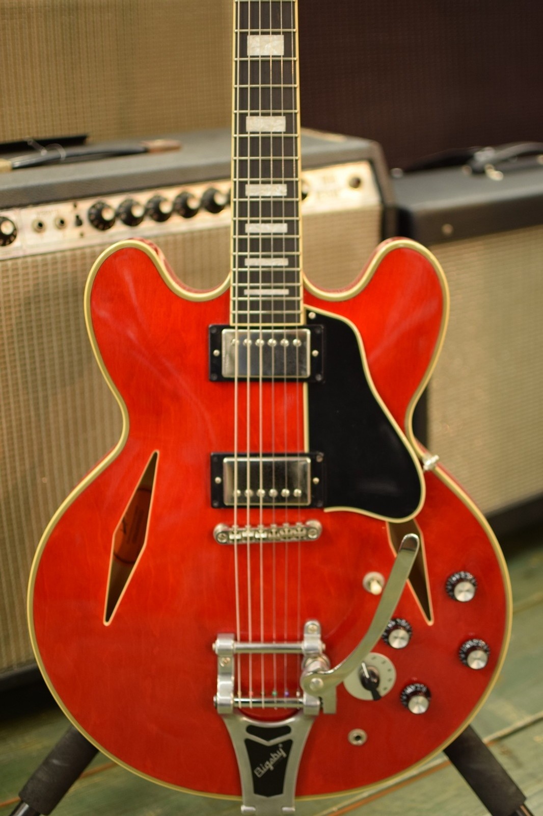 Epiphone Shinichi Ubukata ES-355 Sixties Cherry Used 2023 Maple Body w/Hard Case