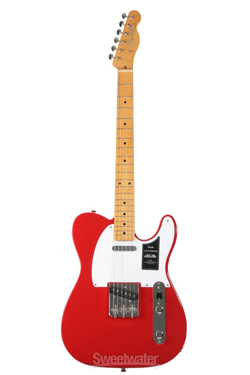 Fender Vintera III Late ’50s Telecaster Electric Guitar – Dakota Red, Alder Body