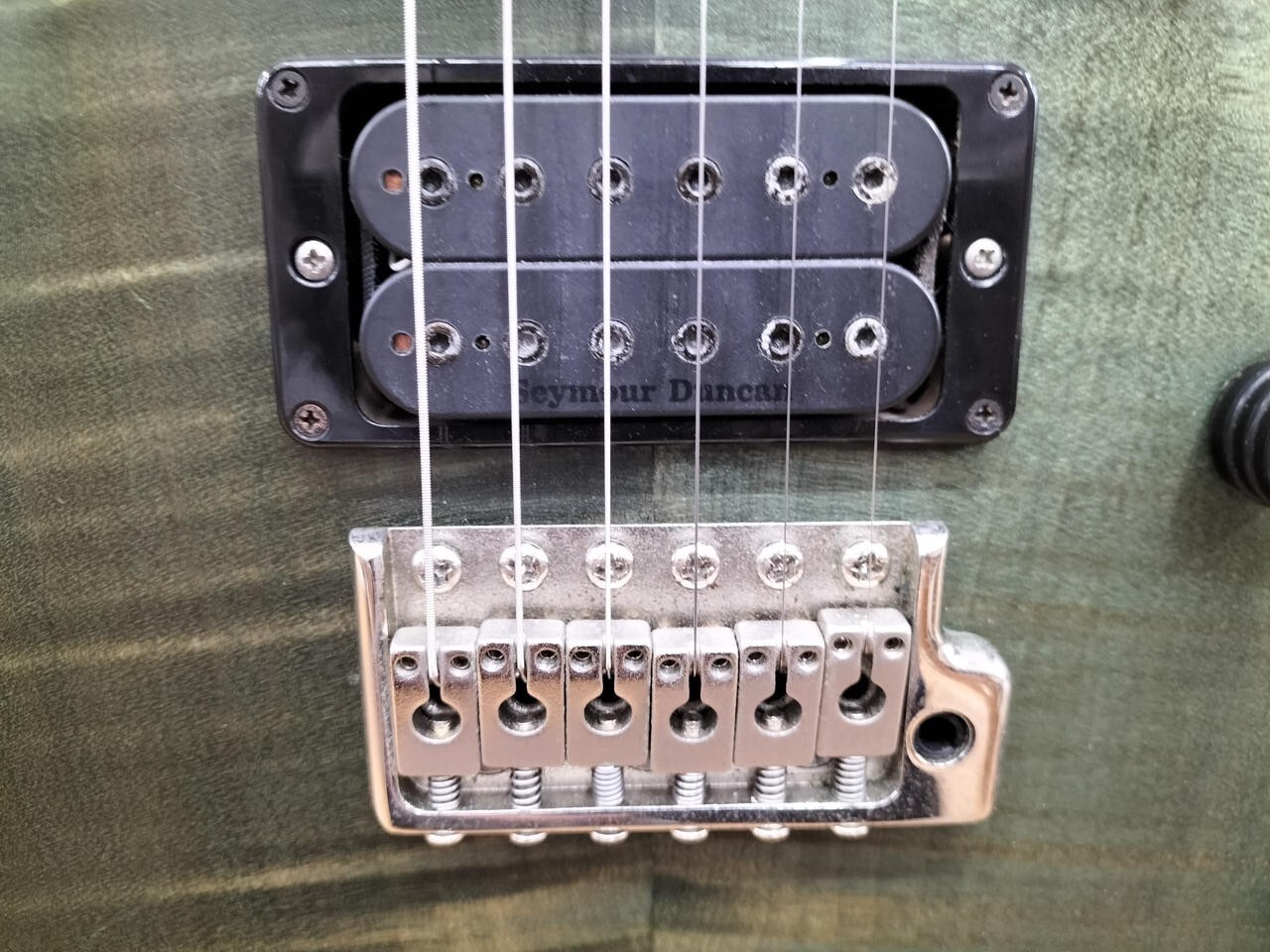 Paul Reed Smith PRS CE24 TG Trampas Green USA 2015 Solid Electric Guitar MOD