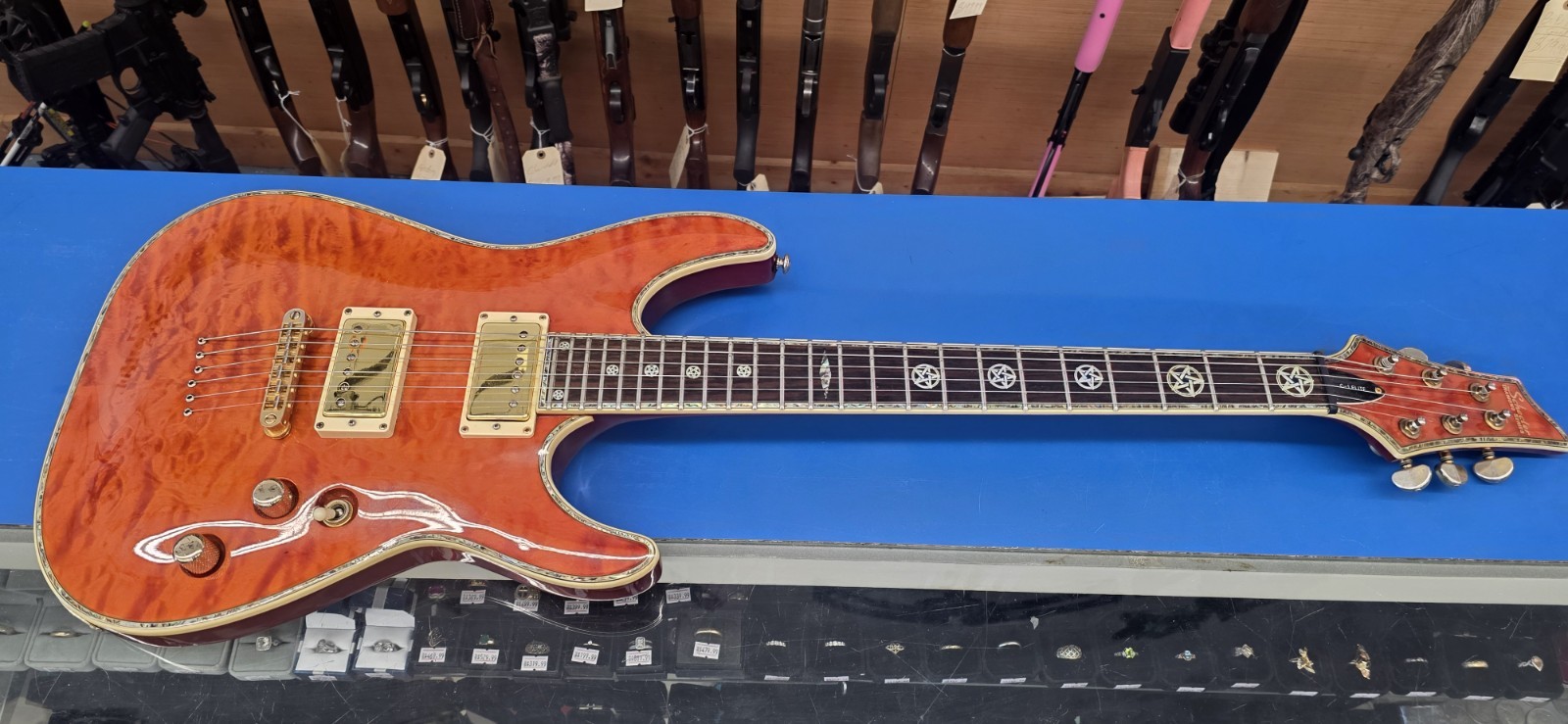 Schecter Diamond Series C-1 Elite 2008 – Amber