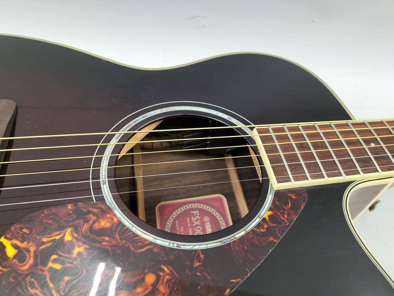 YAMAHA FSX900SC Acoustic-Electric Guitar W/Gig Bag Shipping From Japan