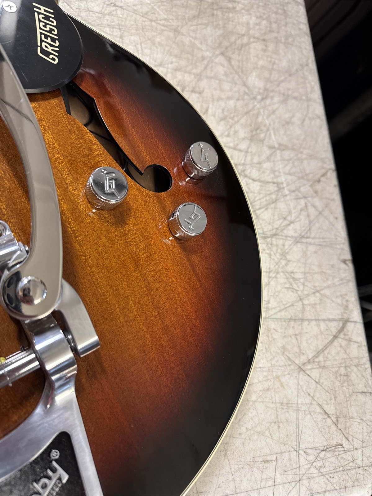 Gretsch G2622/ABB -P90 Streamliner Double-Cut P90 – Havana Burst Bigsby Tremolo