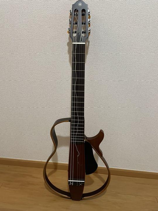 YAMAHA SLG200N TBS Silent Guitar Battery-powered With Case, Earphone,no adapter