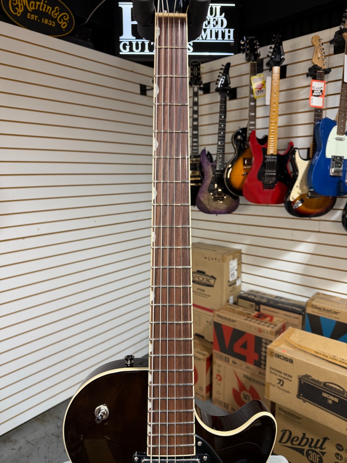 Gretsch Electromatic Jet Baritone – Imperial Stain Electric Guitar PLEK*D #207