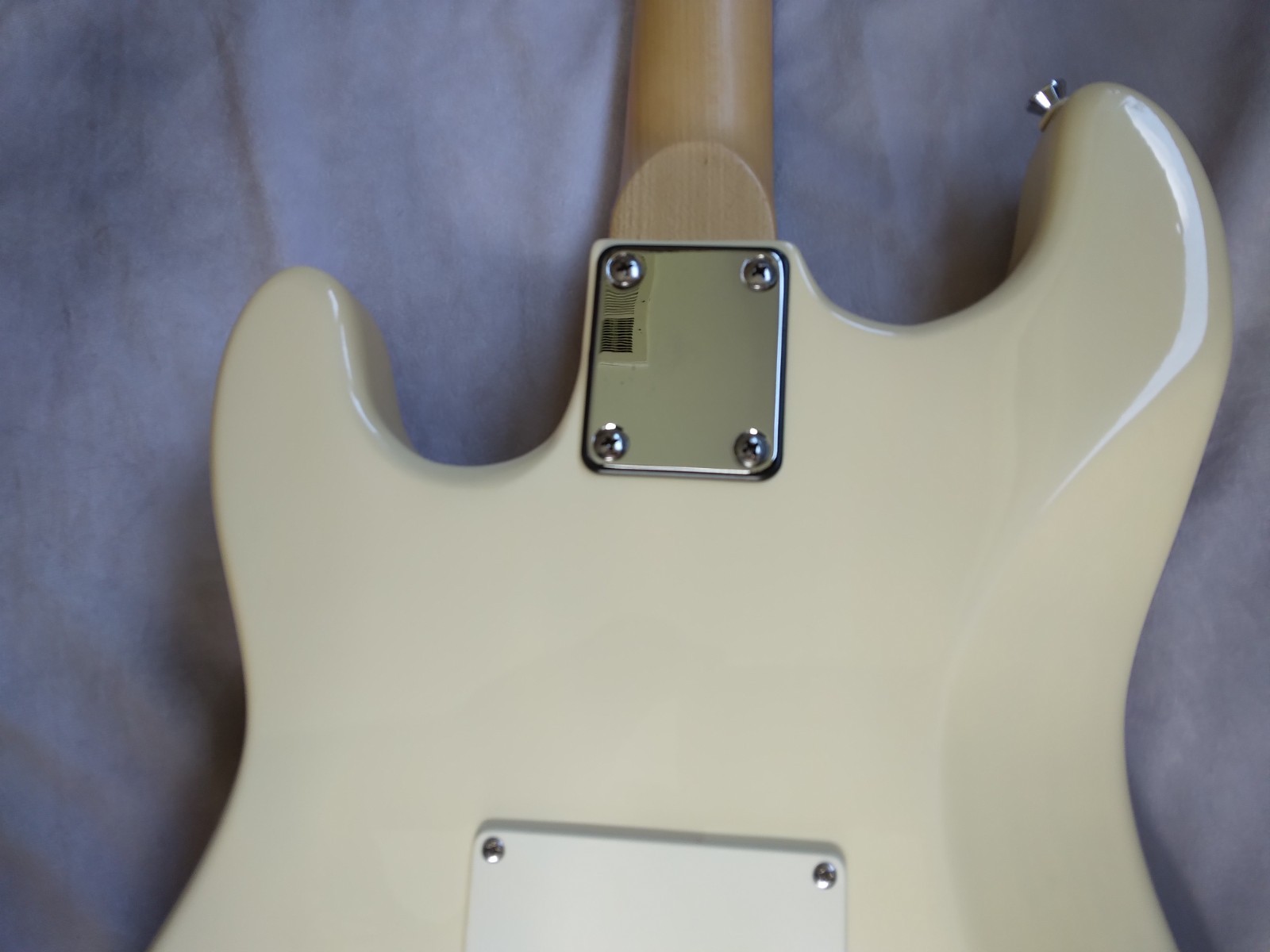 Unbranded Stratocaster Clone Electric Guitar Ivory Color