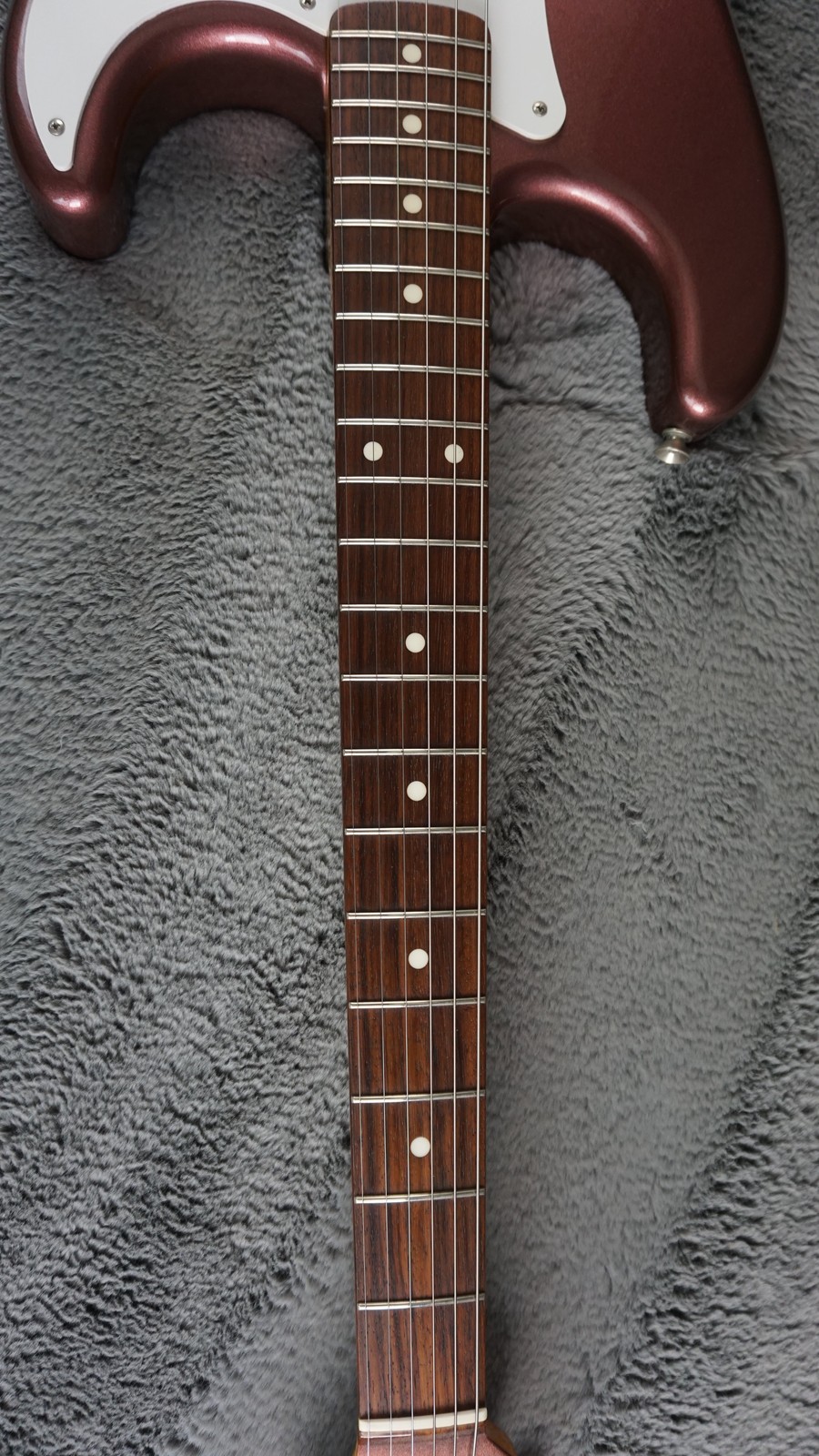Fender ST62-80TX 04-05 – Burgundy Mist Japan – Matching Headstock
