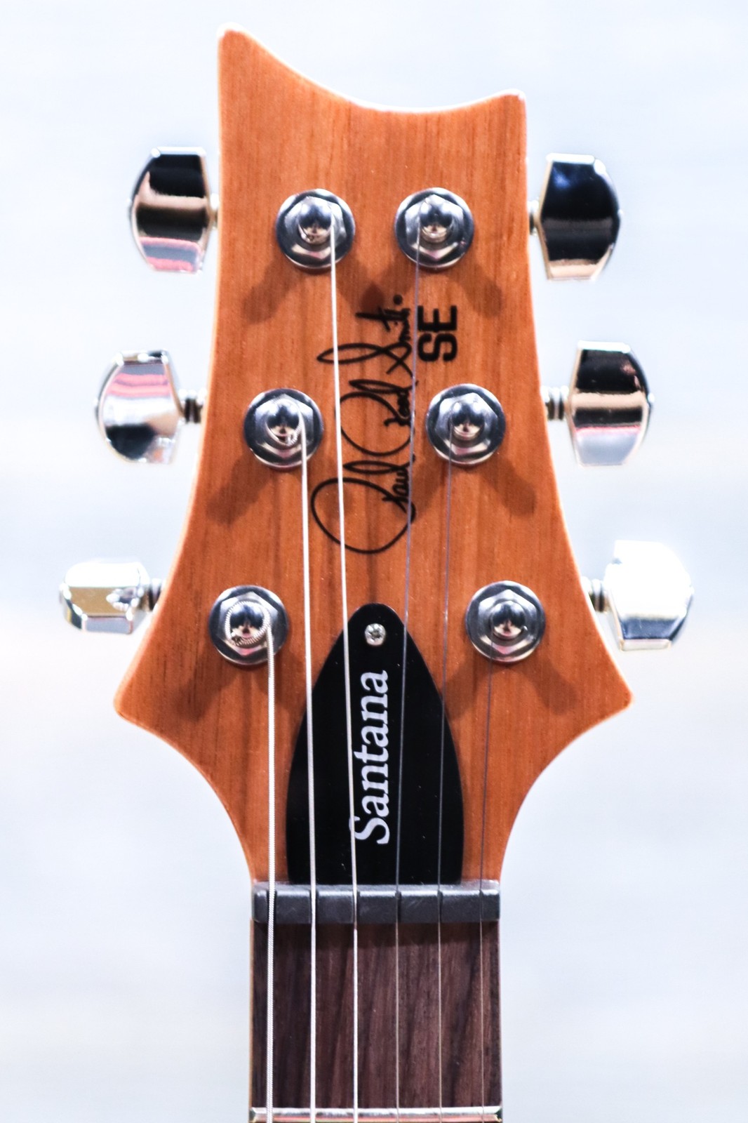 PRS SE Santana Flame Maple Veneer Top Santana Yellow Electric Guitar w/Bag