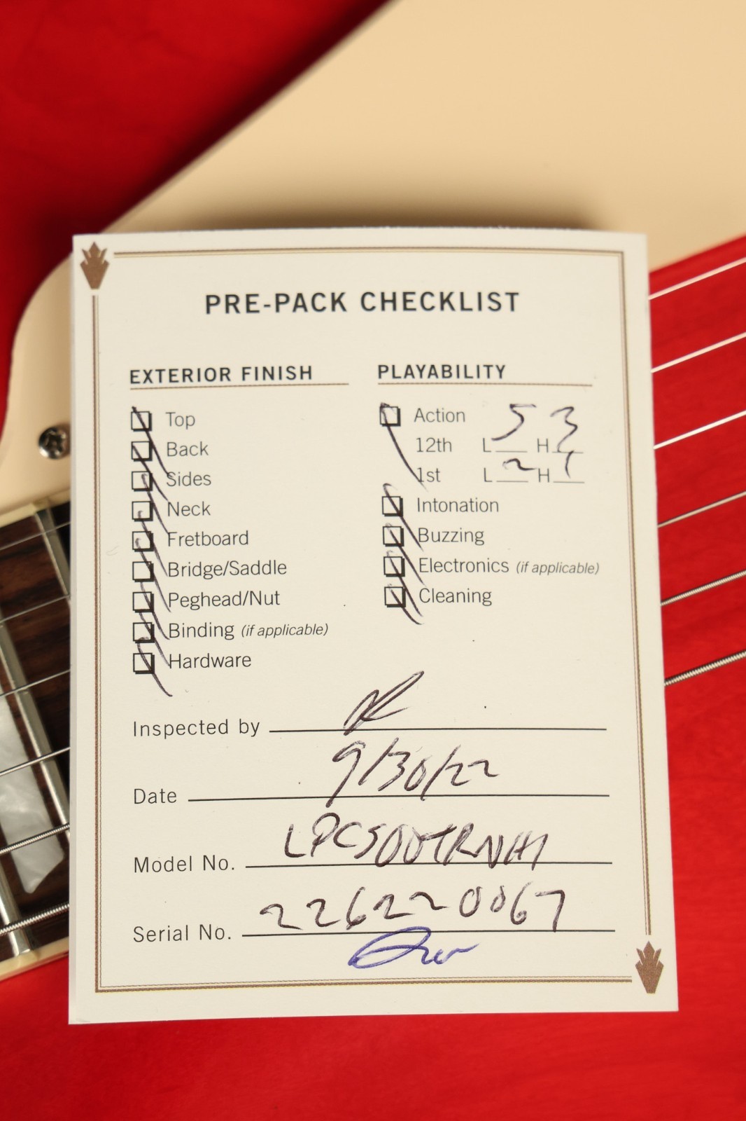 2022 Gibson Les Paul Classic Translucent Cherry