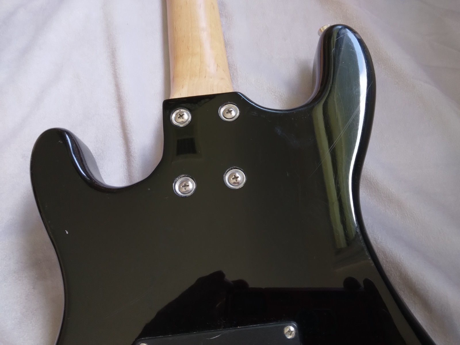 VIPER JUNIOR 3/4 Scale Travel or Children’s Electric Guitar Black Finish