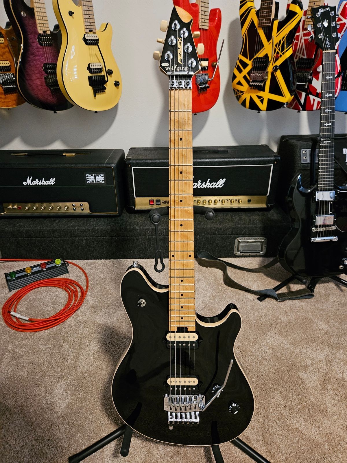 Peavey EVH Wolfgang Standard PATENT PENDING Archtop – Black – Gloss