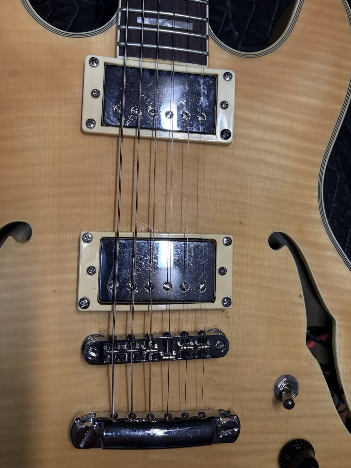Handbuilt String Wise SW003 ES-335 Semi-Hollow Electric Guitar w/ Case, PAFs