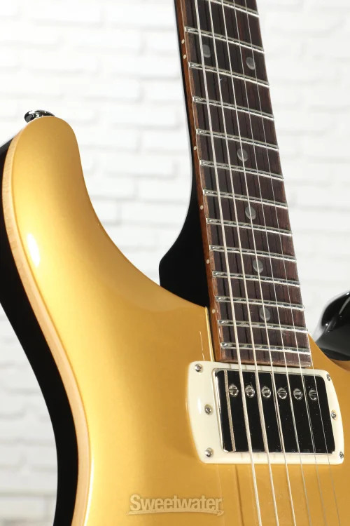 PRS SE DGT David Grissom Solidbody Electric Guitar – Gold Top