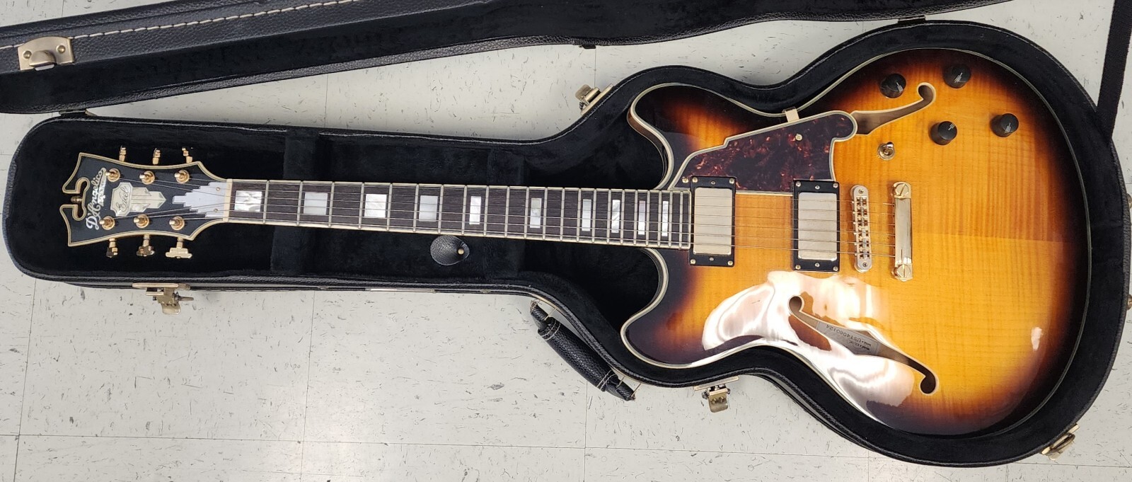 D’Angelico Excel EX-DC Tobacco Burst With OHSC