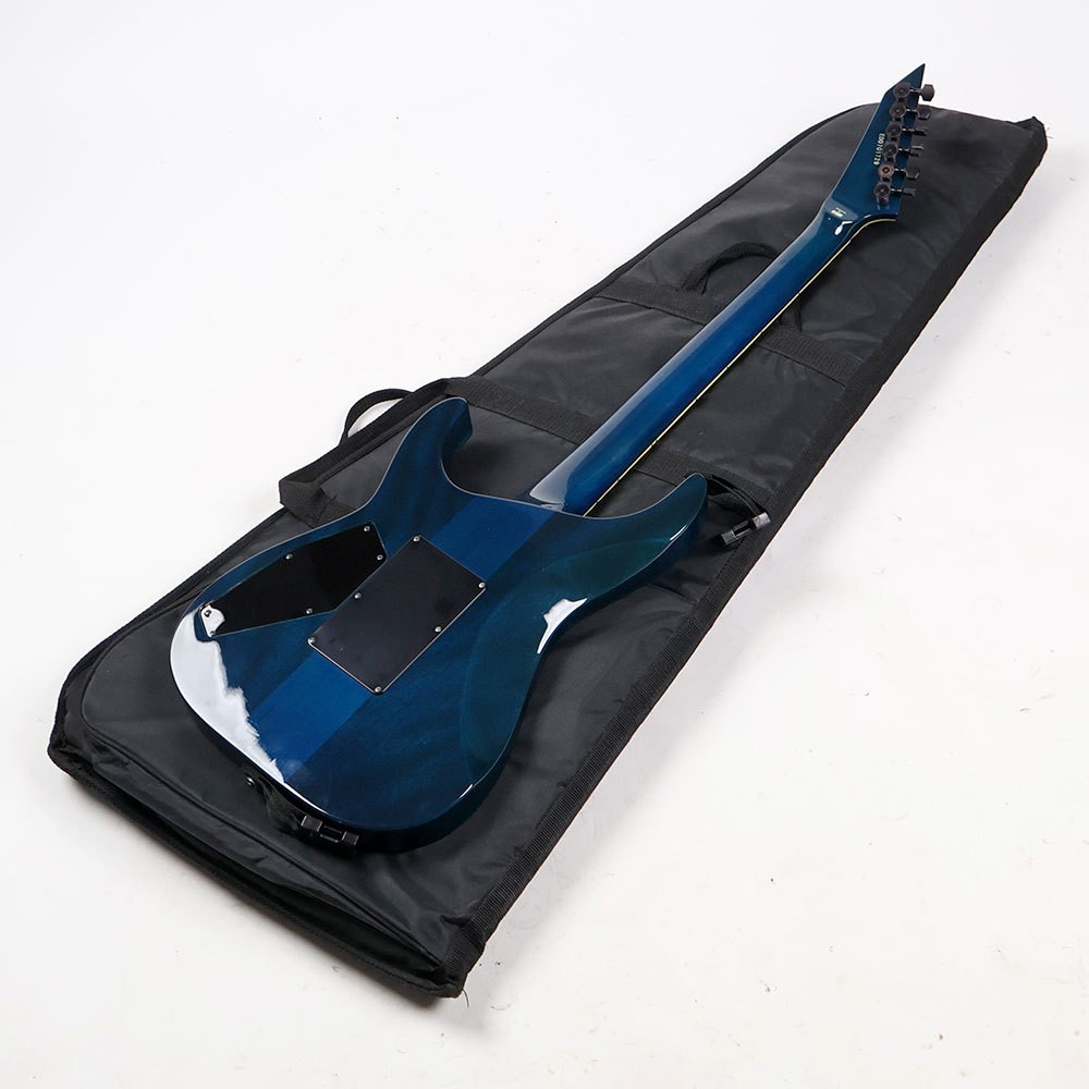 Edwards ESP E-KL-170SE See Thru Blue Electric Guitar Used Loureiro Signature