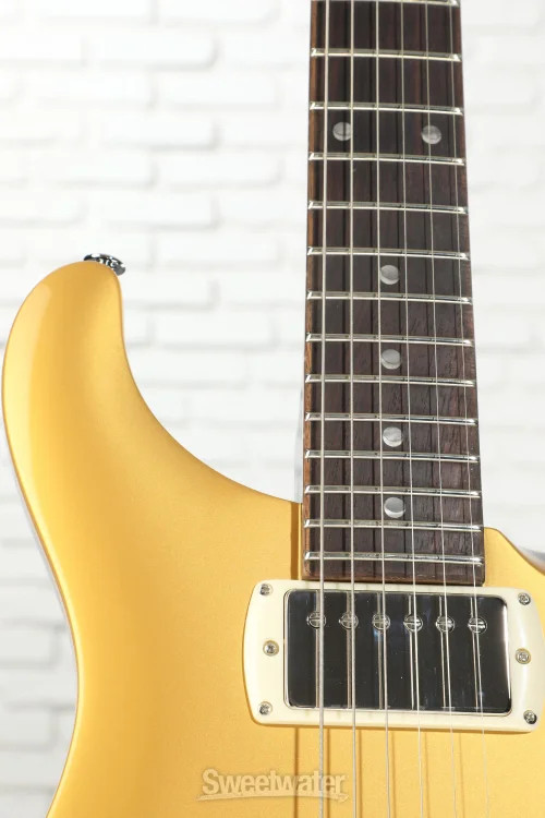 PRS SE DGT David Grissom Solidbody Electric Guitar – Gold Top