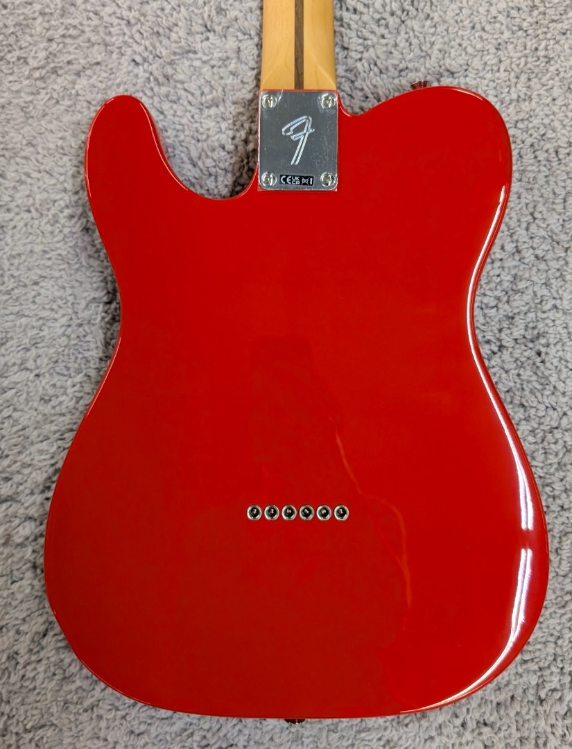Fender Player II Telecaster Electric guitar, Maple Fingerboard, Coral Red – MIM
