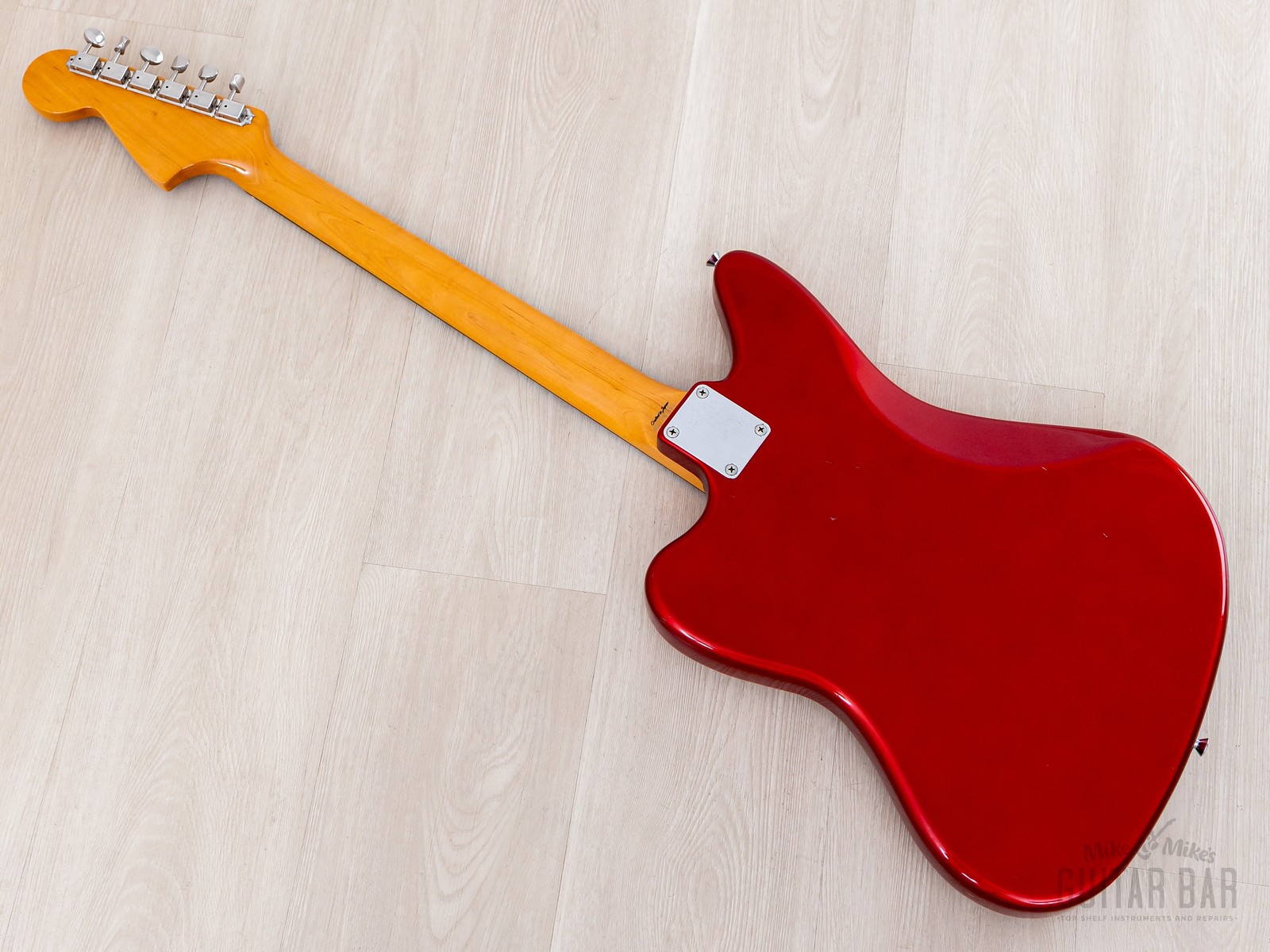 1999 Fender Jaguar ’62 Vintage Reissue JG66-85 Candy Apple Red + Headstock, CIJ