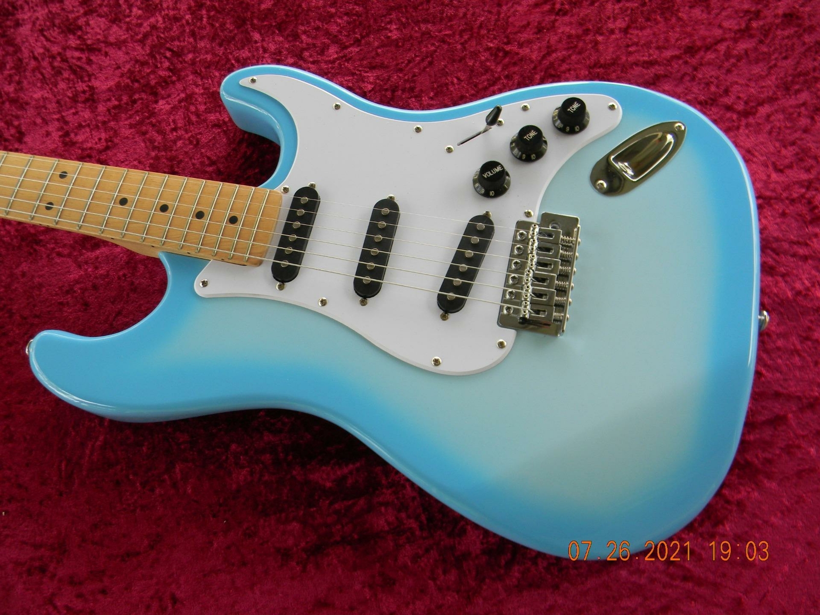 Indiana/Monoprice “Custom Shack ” Electric Guitar, Hot Pickups,Custom Wiring
