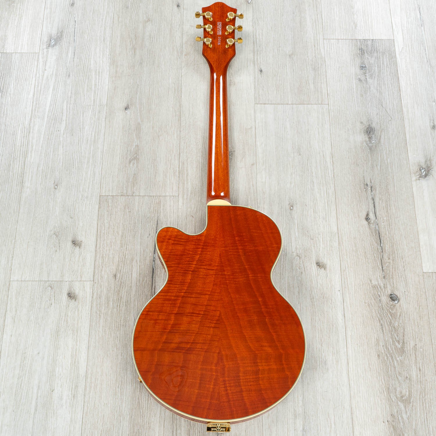 Gretsch Electromatic Okoume Broadkaster Jr. SC Semi-Hollow Guitar Roundup Orange