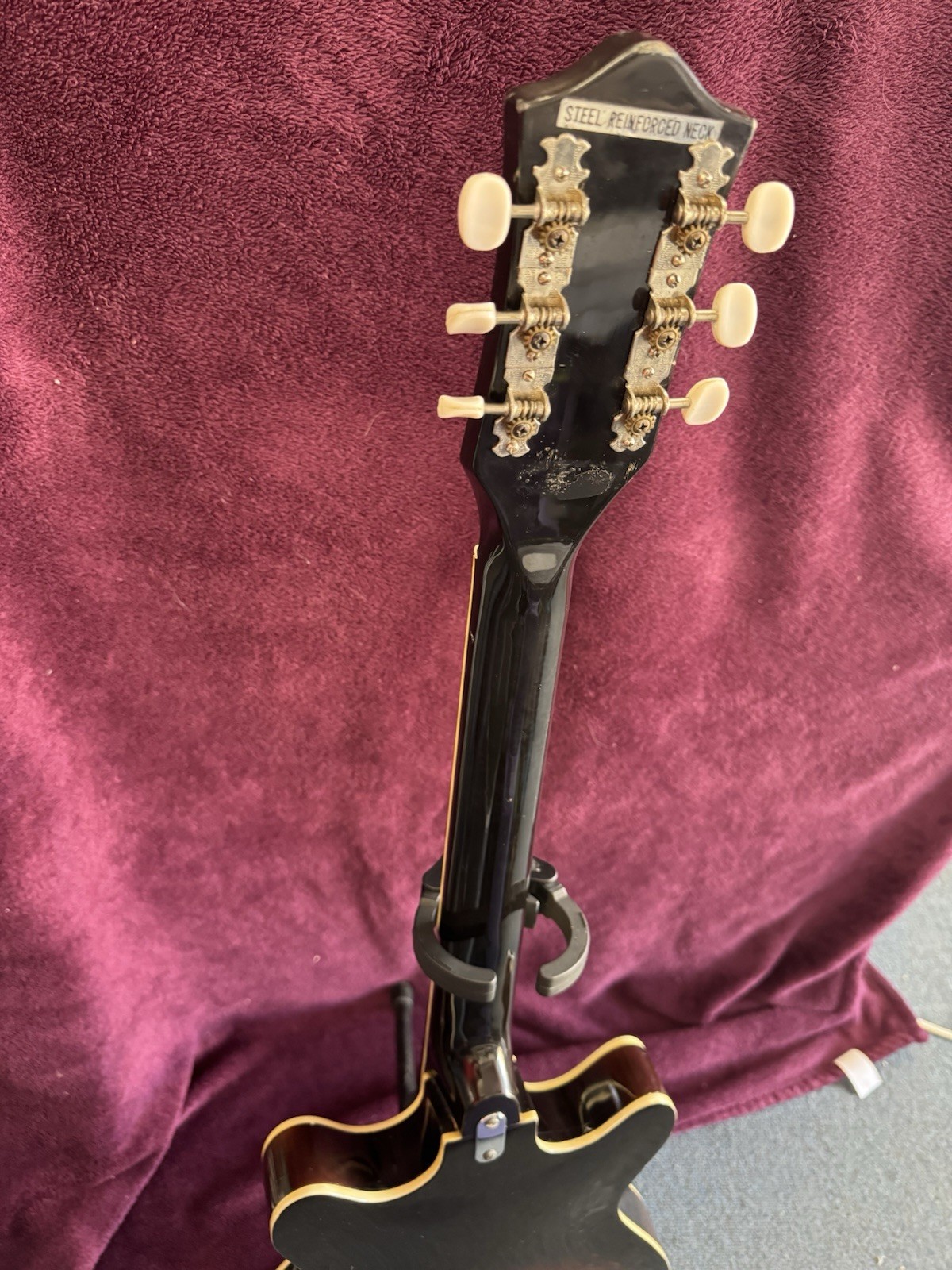 Electric Guitar TEISCO Del Rey EP-7 Model Semi Hollow Tobacco Burst Rare Color !