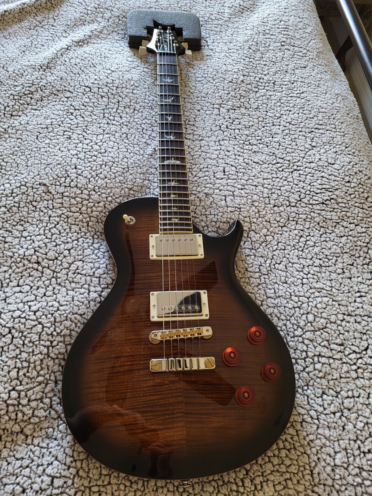 PRS SE McCarty 594 Singlecut Electric Guitar – Dark Cherry Sunburst Fender Amp