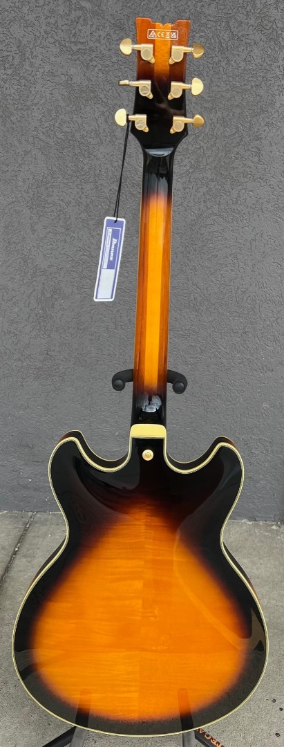 Ibanez John Scofield JSM10VYS Electric Guitar, Vintage Yellow Sunburst