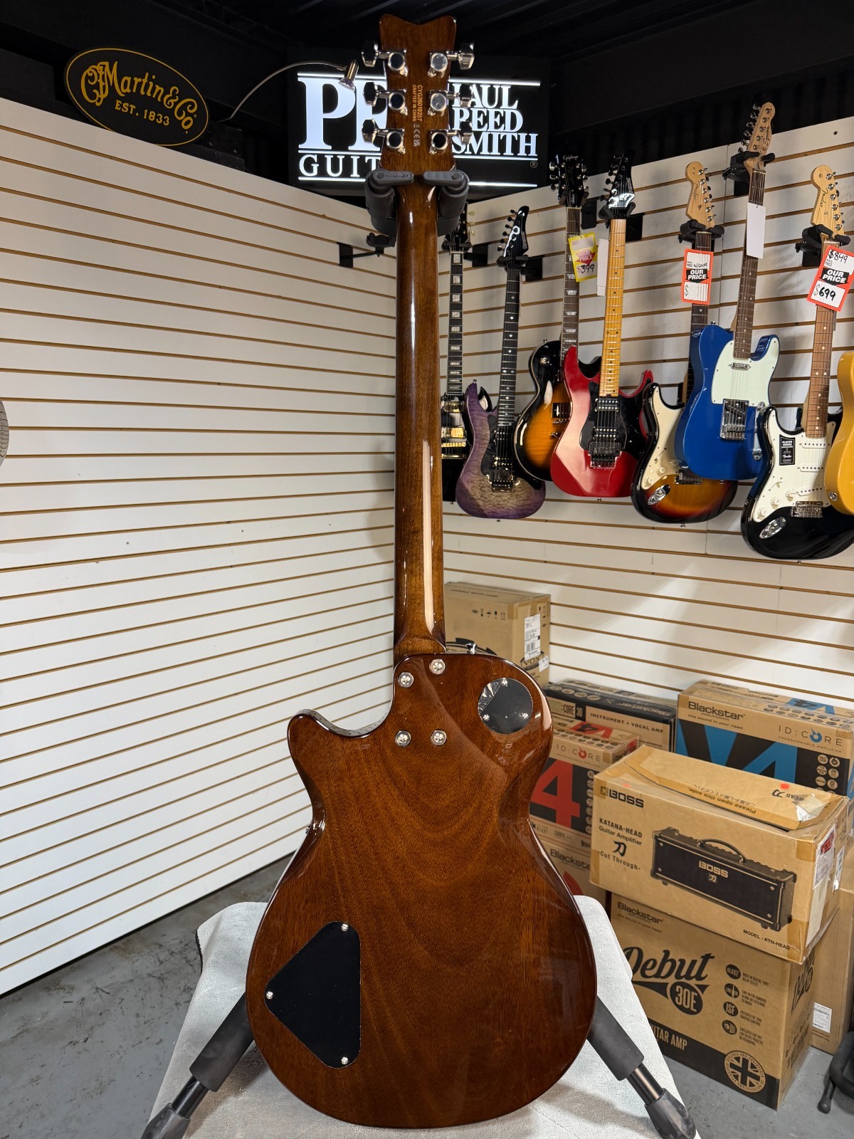 Gretsch Electromatic Jet Baritone – Imperial Stain Electric Guitar PLEK*D #207