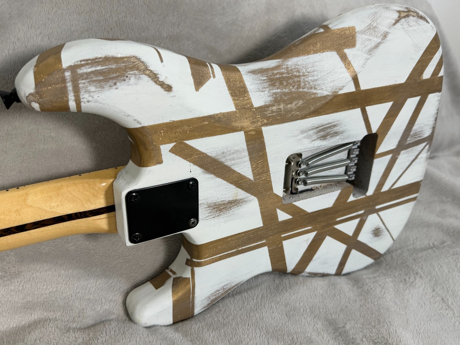 EVH Style Electric Guitar-Hand Built Video/Screams/ SOLD OUT/ BUILT TO ORDER