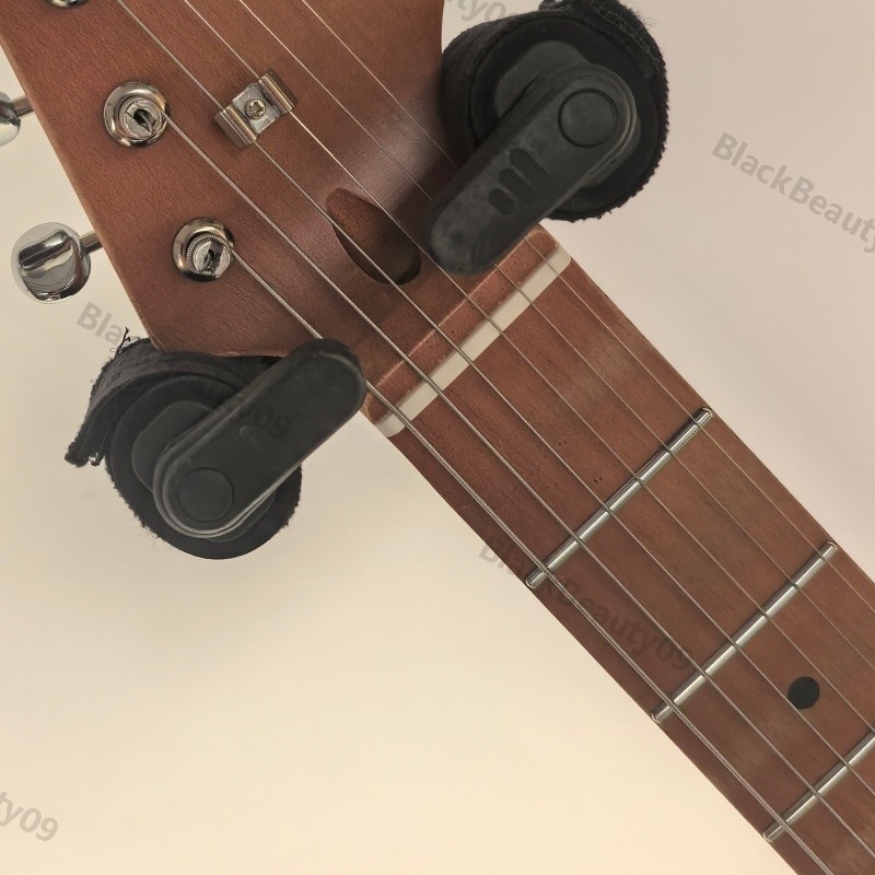 Heavy Aged Solid Body Electric Guitar Stainless Rounded Fret Bone Nut Tremolo