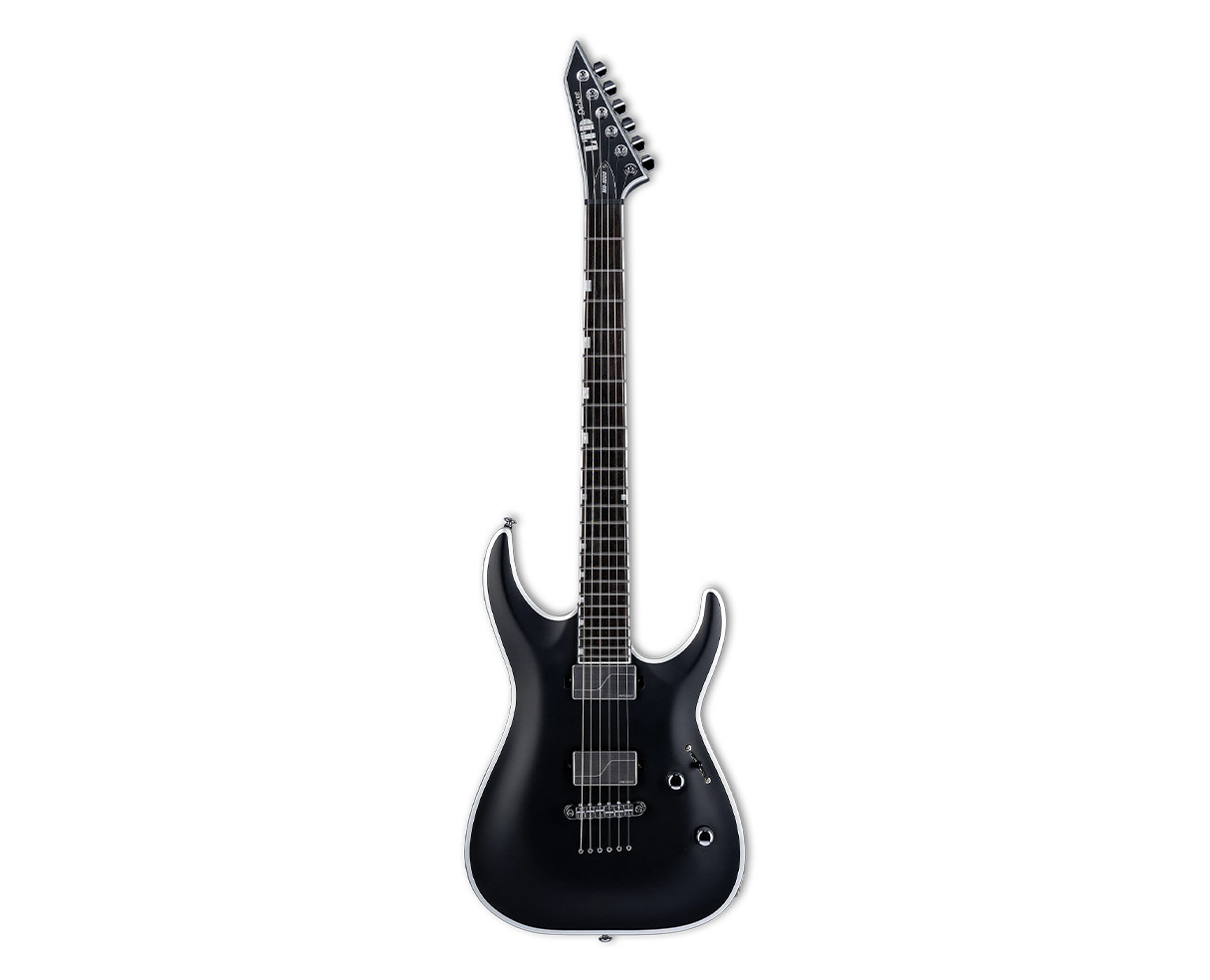 ESP LTD MH-1000NT BB Electric Guitar – Black Satin w/Silver Binding – B-Stock