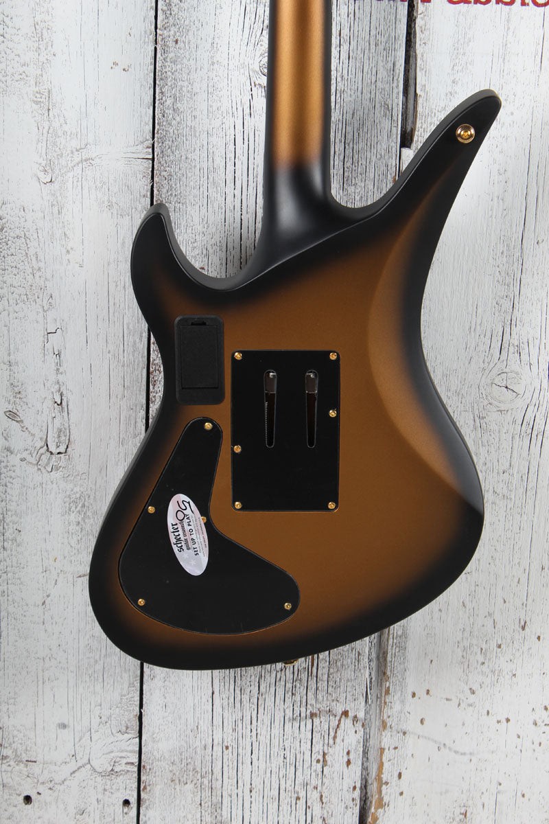 Schecter Synyster Gates Custom-S Electric Guitar Satin Gold Burst Finish