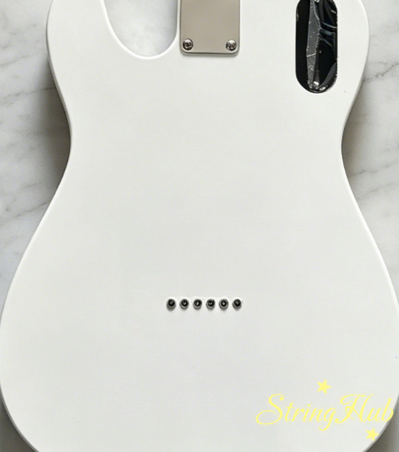 US warehouse TL John 5 Signature Ghost Electric Guitar White Solid Body