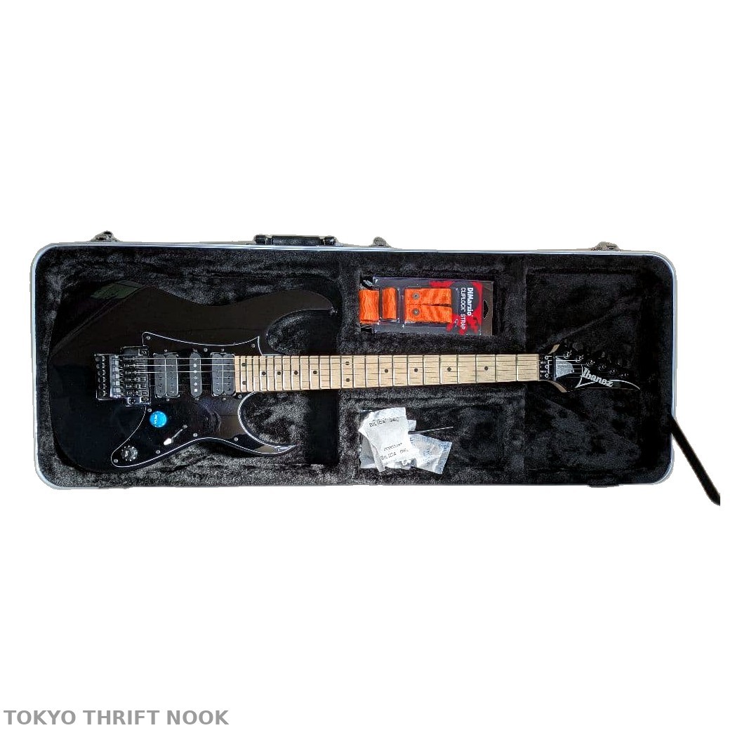 [Very Good] Ibanez RG550 Genesis Collection Electric Guitar Black HSH Edge Trem