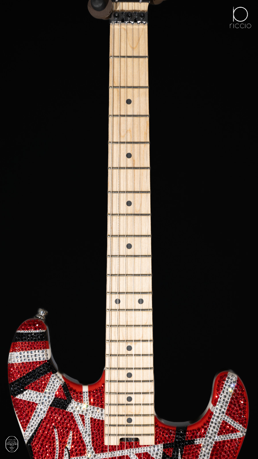 Swarovski® crystals’ | Eddie Van Halen – EVH – “Eruption” | custom guitar