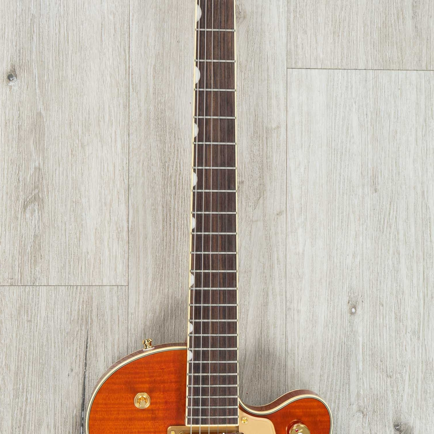 Gretsch Electromatic Okoume Broadkaster Jr. SC Semi-Hollow Guitar Roundup Orange