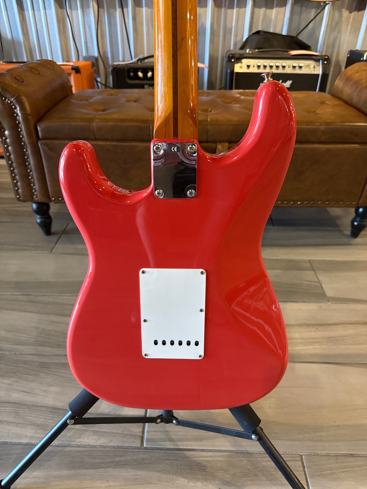 FENDER 1999 50’S CLASSIC SERIES STRATOCASTER CUSTOM FIESTA RED