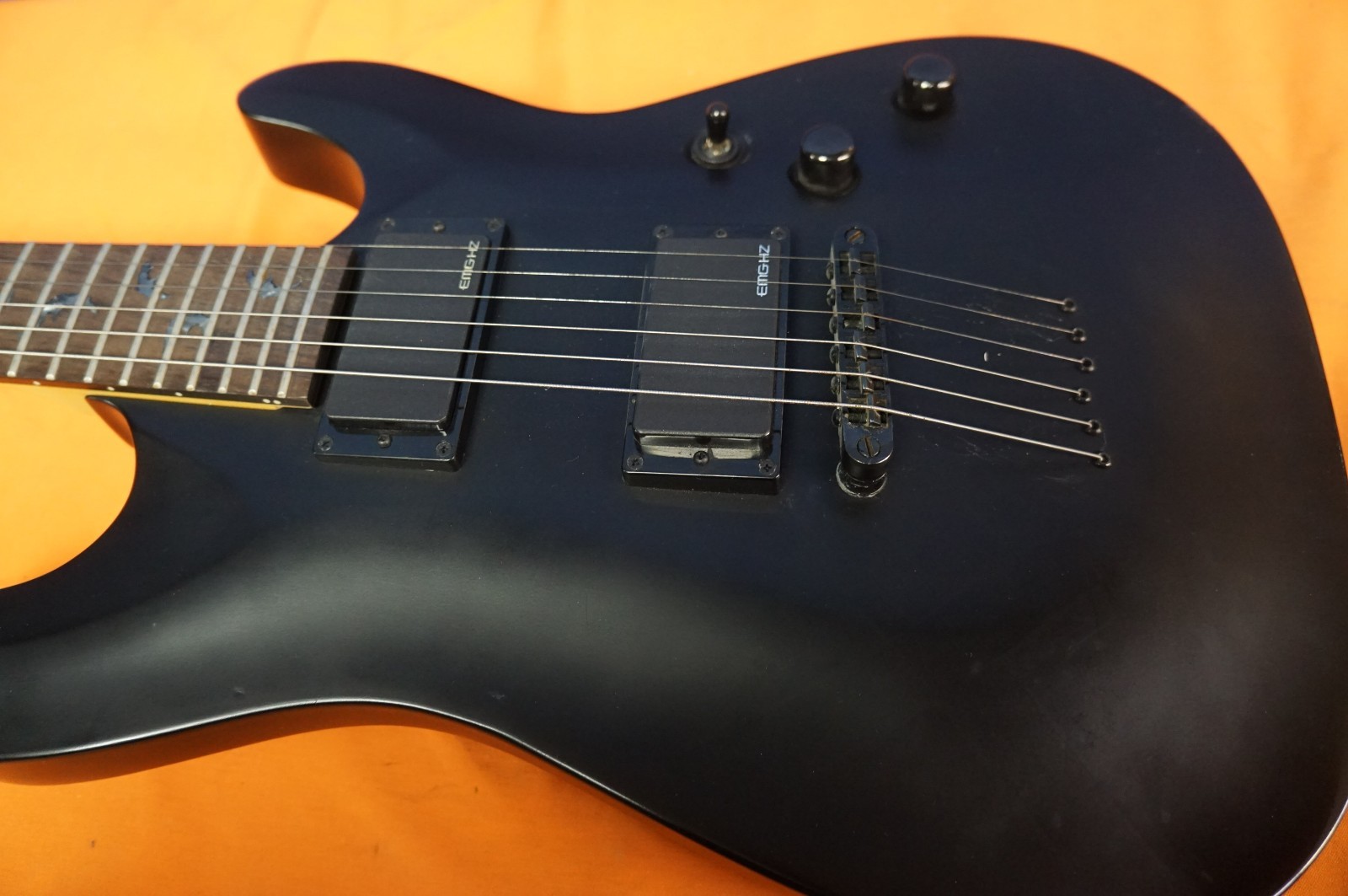 Schecter Diamond Series Damien-6 Electric Guitar Satin Black