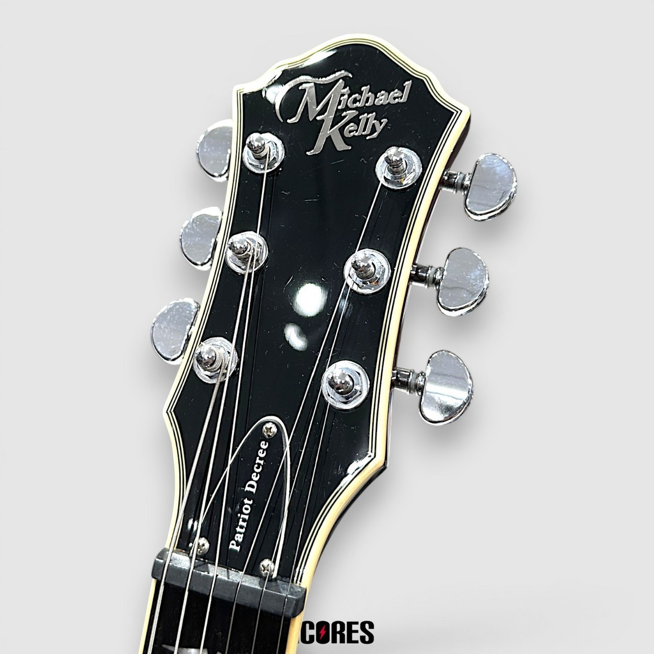 [MICHAEL] KELLY Patriot Decree Coral Blue Used Mahogany Neck Ebony FB Coral Blue