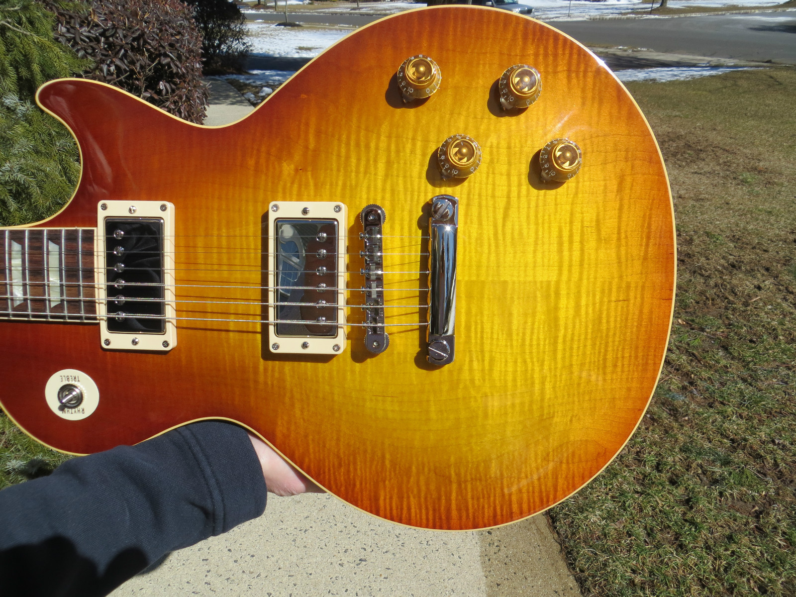 Gibson Custom Les Paul 1959 Historic Reissue Stanley Burst Made 2012 Hard Rock