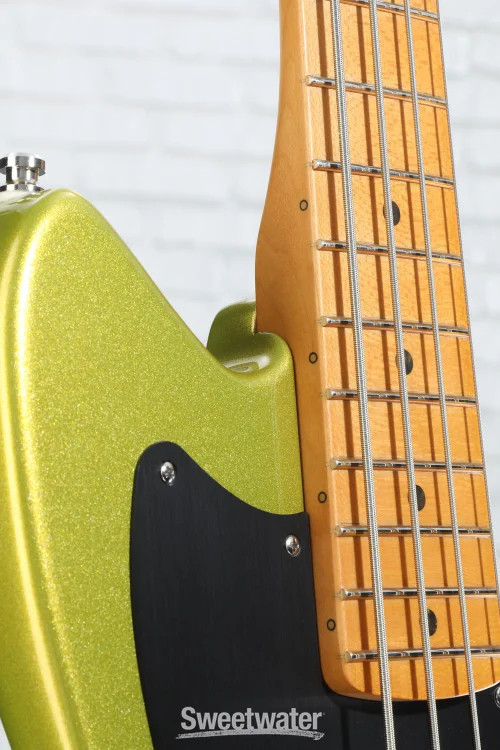 Fender American Ultra II Meteora Bass – Solar Flare, Maple Fingerboard