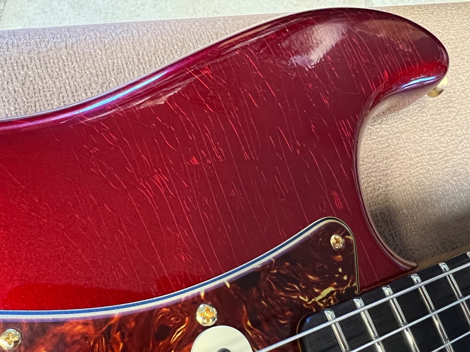 2023 Fender Custom Shop LTD 62 Stratocaster Closet Classic Aged Candy Apple Red